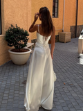 Ifomt Elegant Solid Satin Ruffles Sling Long Dress Lady Sexy Square Collar Backless Sleeveless Lace Up Robes Chic Women Party Dresses