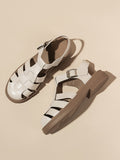IFOMT Hollow Round-Toe Gladiators Sandals