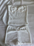 Ifomt Hotsweet Summer Hot Girls Casual Shorts Sets Camisole Tops And Mini Shorts Suit 2000s Y2k Trendy Beach Two-Piece Sets Streetwear ootd