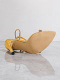 IFOMT Belt Buckle Pointed-Toe Split-Joint Pumps Sandals