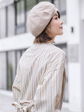 IFOMT Personality Striped&Plaid Beret Hat