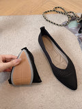 IFOMT Breathable Hollow Solid Color Flat Shoes