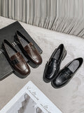 IFOMT Shallow Cut Square-Toe Loafers
