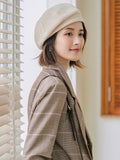 IFOMT Personality Striped&Plaid Beret Hat