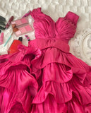 Ifomt Customized  Fashion V-neck Ball Gown Quinceanera Layered  Flowers Chiffon Occasion Evening   vestidos de graduación