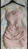 IFOMT Homecoming Dress Party Outfits Sexy Sheath Pink 16th Birthday Dresses Birthday Outfits P1483