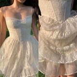 Ifomt Customized Prom Dresses Exquisite Spaghetti Sheath Party Flowers Draped Chiffon Occasion Evening Gown vestidos de graduación فست