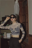 IFOMT Ancient Egyptian Mystique Symbol Crop Top