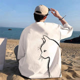 IFOMT Back Printed Cat Tee