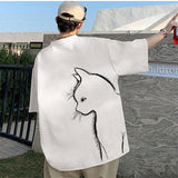 IFOMT Back Printed Cat Tee