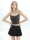 IFOMT Baddie Leopard Crop Top