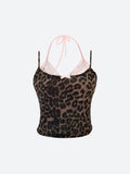 IFOMT Baddie Leopard Crop Top