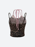 IFOMT Baddie Leopard Crop Top