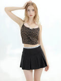 IFOMT Baddie Leopard Crop Top
