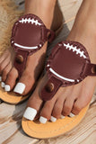 IFOMT New Fashion Spring Outfit Baseball Flip-Flop Flat Sandals