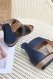 IFOMT New Fashion Spring Outfit Bohemia Weave Cross Slides Vintage Sandals