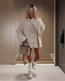 IFOMT Casual Button Cardigan Sweater