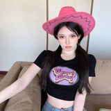 IFOMT Cherry Baby Crop Top