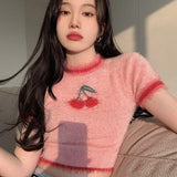 IFOMT Cherry Crop Sweater