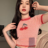 IFOMT Cherry Crop Sweater