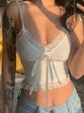 IFOMT Coquette Ribbon Crop Top
