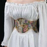 IFOMT Cottagecore Ribbon Lace Up Waist Corset