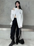 IFOMT Cyberpunk Cross Zip-Up Top