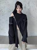 IFOMT Cyberpunk Cross Zip-Up Top