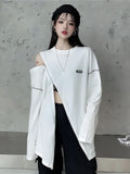 IFOMT Cyberpunk Cross Zip-Up Top