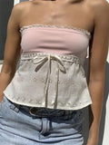IFOMT Deana Lace Strapless Top