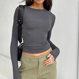 IFOMT Evony Long Sleeve Basic Top