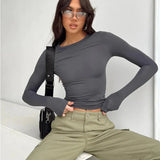 IFOMT Evony Long Sleeve Basic Top