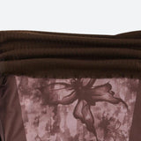 IFOMT Fairycore Butterfly Ruched Off Shoulder Top
