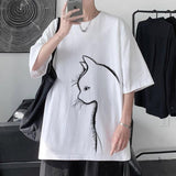 IFOMT Front Printed Cat Tee