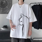 IFOMT Front Printed Cat Tee