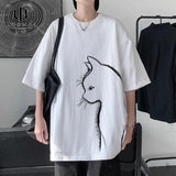IFOMT Front Printed Cat Tee