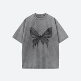 IFOMT Grunge Distressed Butterfly Tee