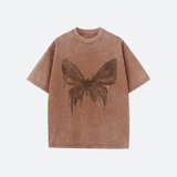 IFOMT Grunge Distressed Butterfly Tee