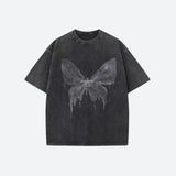 IFOMT Grunge Distressed Butterfly Tee