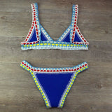 IFOMT Sexy Bikinis  Summer Women Swimsuit Hand Crocheted Bikini Set Swimwear Beach Bathing Suit Biquini Female Monokini