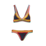 IFOMT Sexy Bikinis  Summer Women Swimsuit Hand Crocheted Bikini Set Swimwear Beach Bathing Suit Biquini Female Monokini