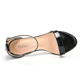 IFOMT   Sexy Black  Women Dress Sandals Fashion 11CM Spike High Heel Lady Party Shoes Plus Big Size 10 45 47