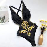 IFOMT 2023 New Sexy Leopard Swimwear Tummy Cut Out One Piece Swimsuit Female Tassel Bather Hollow Out Bathing Suit Swim Wear Lady 3880