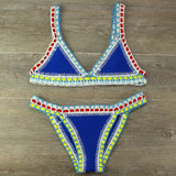 IFOMT Sexy Bikinis  Summer Women Swimsuit Hand Crocheted Bikini Set Swimwear Beach Bathing Suit Biquini Female Monokini