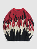 IFOMT Indie Flame Knitted Sweater