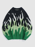 IFOMT Indie Flame Knitted Sweater