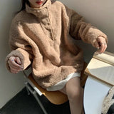 IFOMT Jessica Oversize Fur Sweatshirt