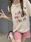 IFOMT Just Be My Girl Cherry Tee