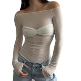 IFOMT Karalyn Mesh Long Sleeve Top