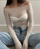 IFOMT Karalyn Mesh Long Sleeve Top